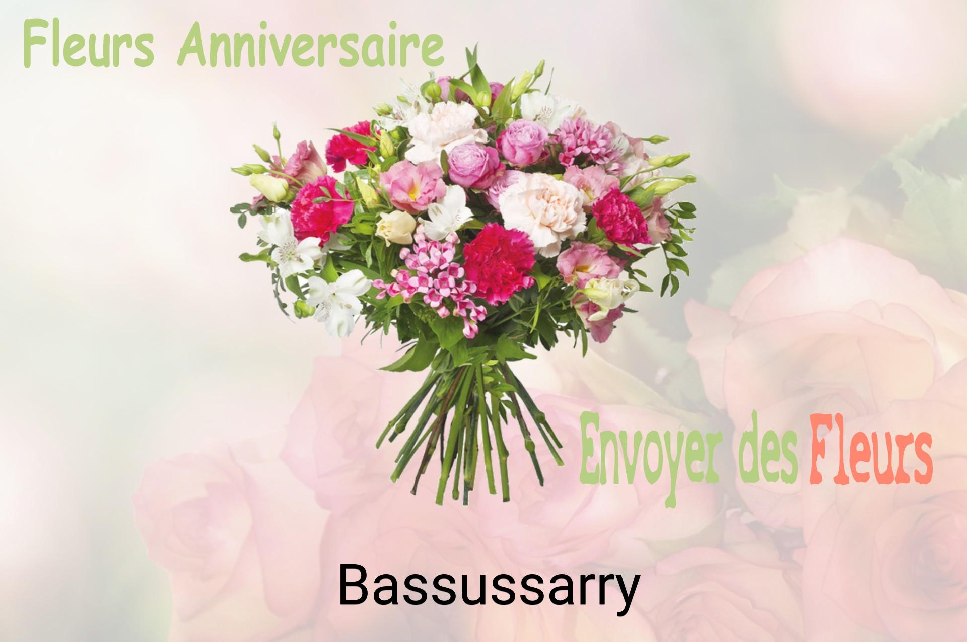 Bouquet de fleurs d’anniversaire livré à Bassussarry